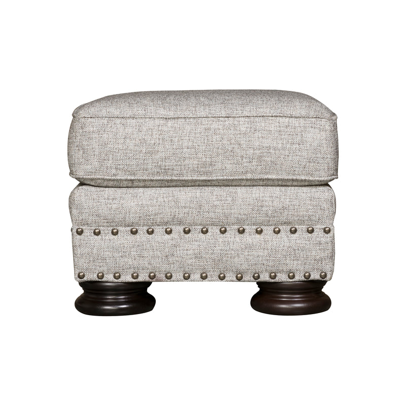 Bernhardt Foster Gray Ottoman