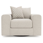 Bernhardt Vista Fabric Swivel Chair