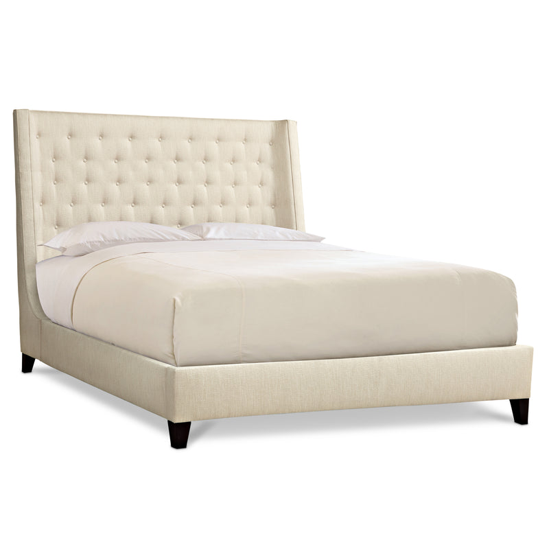 Bernhardt Maxime King Shelter Bed with Tall Button Panel Headboard (68.5-inches)