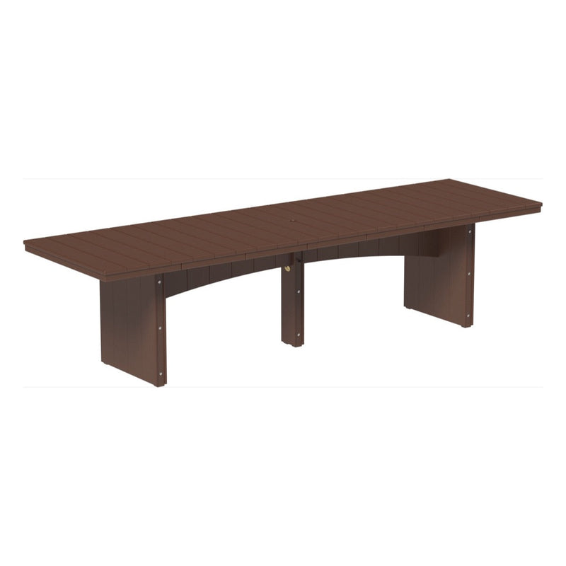 LuxCraft Urban Dining Table (3' x 10' Rectangular) Bar Height