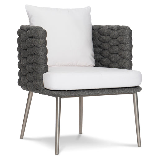 Bernhardt Santa Cruz Outdoor Arm Chair in Cadet Grey