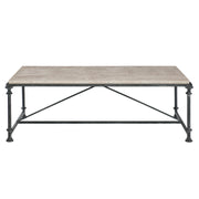 Bernhardt Galesbury Rectangular Metal Cocktail Table