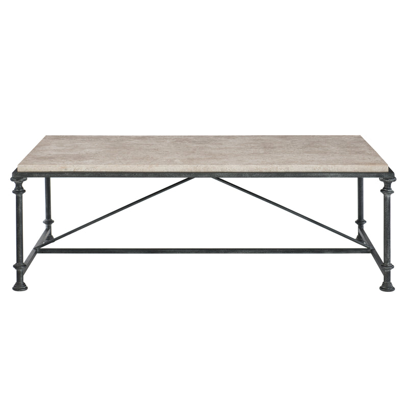 Bernhardt Galesbury Rectangular Metal Cocktail Table