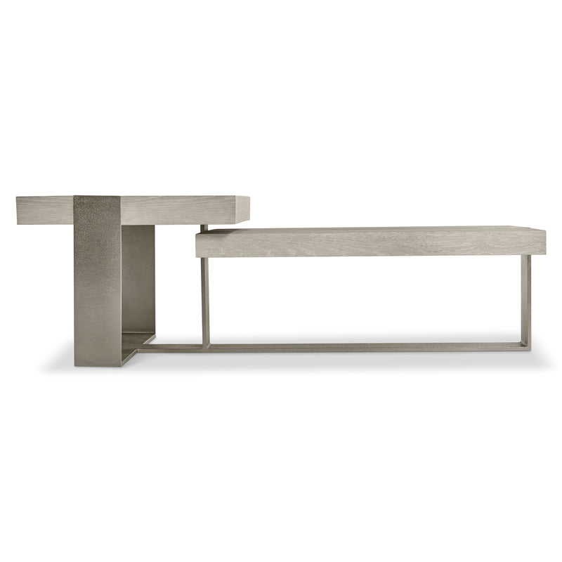 Bernhardt Tempo Metal Base Cocktail Table