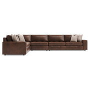 Bernhardt Nest 5-Piece Leather Sectional