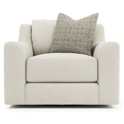 Bernhardt Gabi Boucle Fabric Swivel Chair