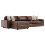 Bernhardt Nest 2-Piece Leather Sectional