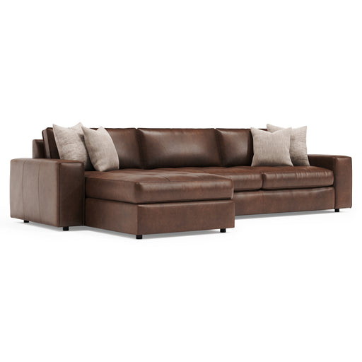 Bernhardt Nest 2-Piece Leather Sectional