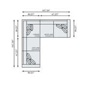 Bernhardt Ventura Fabric Sectional