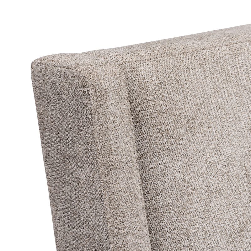 Bernhardt Linea Side Chair in Cerused Greige Finish