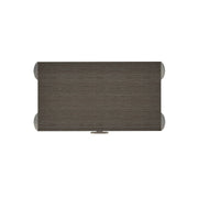 Bernhardt Prado Nightstand in Porcini & Bright Graphite Finishes