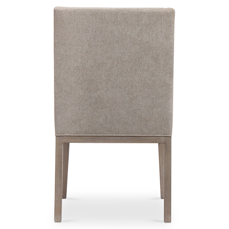 Bernhardt Linea Side Chair in Cerused Greige Finish
