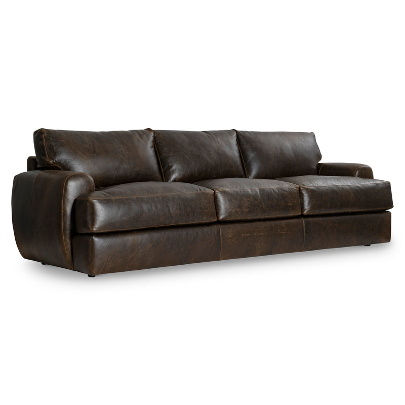 Bernhardt Cameron Leather Sofa