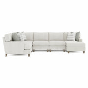 Bernhardt Mila 5-Piece Right Facing Fabric Sectional