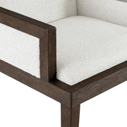 Bernhardt Outline Wooden Frame Arm Chair