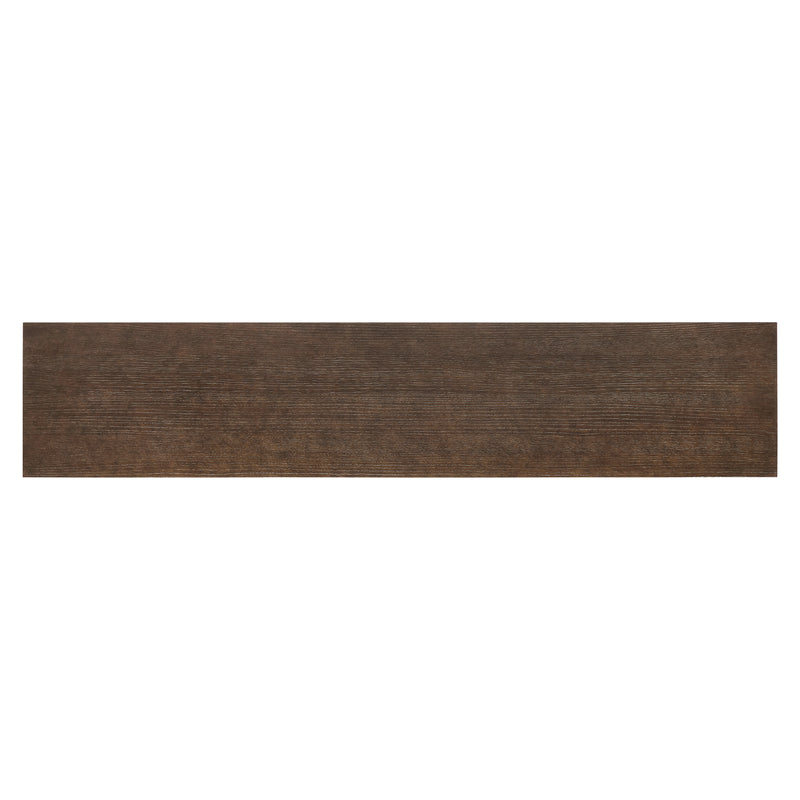 Bernhardt Linea Entertainment Console in Cerused Charcoal Finish