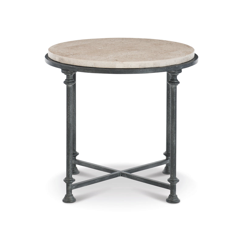 Bernhardt Galesbury Round Metal End Table