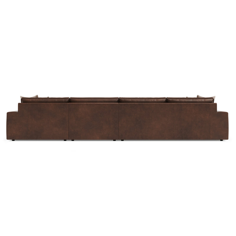 Bernhardt Nest 3-Piece Leather Sectional