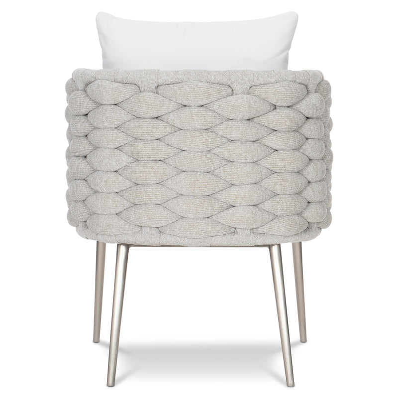 Bernhardt Santa Cruz Outdoor Arm Chair in Nordic Grey