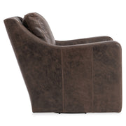 Bernhardt Ventura Leather Swivel Chair