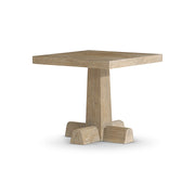 Bernhardt Tribeca Side Table with Pedestal Base