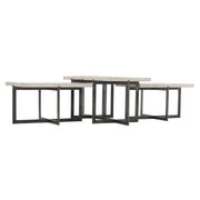 Bernhardt Hathaway Metal Bunching Square Cocktail Table