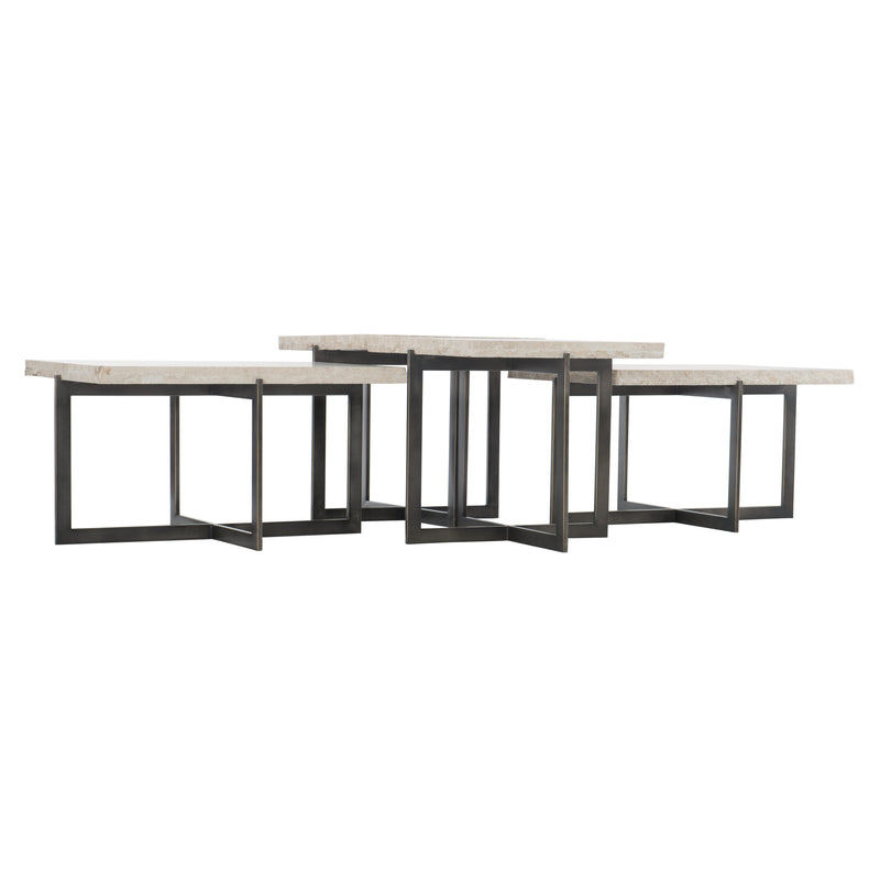 Bernhardt Hathaway Metal Bunching Square Cocktail Table