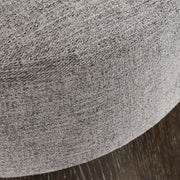 Bernhardt Linea Cerused Charcoal Round Bench