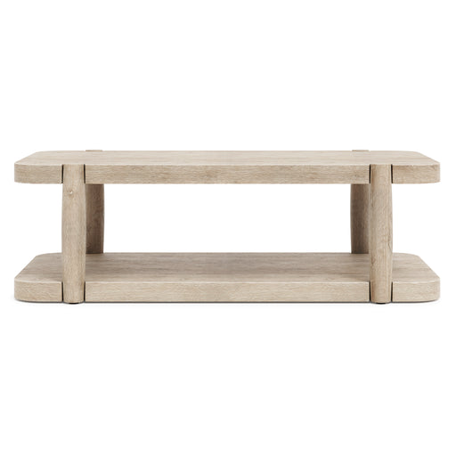 Bernhardt Antibes Rustic Oak Cocktail Table