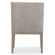 Bernhardt Linea Upholstered Arm Chair in Cerused Greige Finish