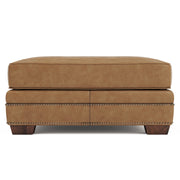 Bernhardt Grandview Leather Ottoman