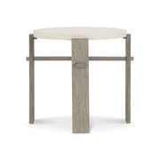 Bernhardt Foundations Round Side Table with Four Legs