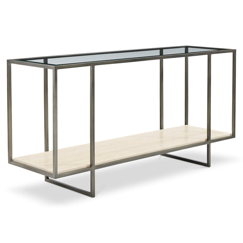 Bernhardt Harlow Metal Console Table