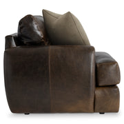 Bernhardt Cameron Leather Swivel Chair