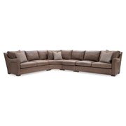 Bernhardt Keirnan 4-Piece Leather Sectional