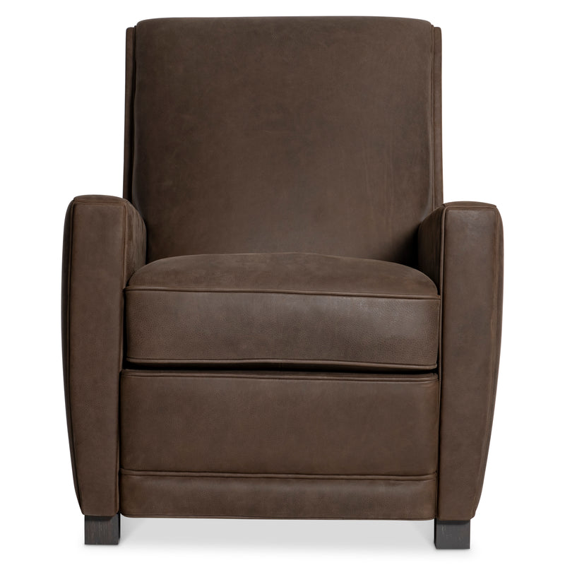 Bernhardt Bastille Leather Recliner, Brown