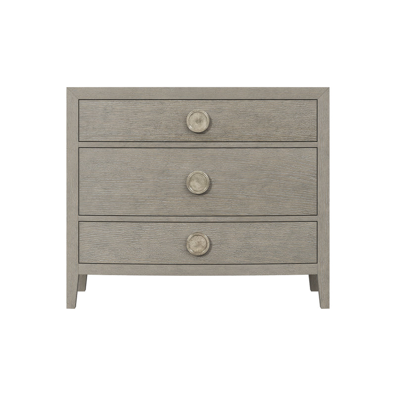 Bernhardt Linea Bachelor's Chest in Cerused Greige