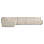 Bernhardt Gio Fabric 6 Piece Power Motion Sectional