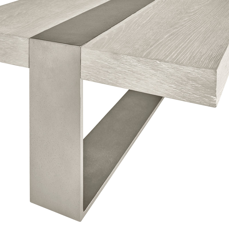 Bernhardt Tempo Metal Base Cocktail Table