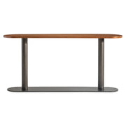 Bernhardt Brasea Pedestal Console Table
