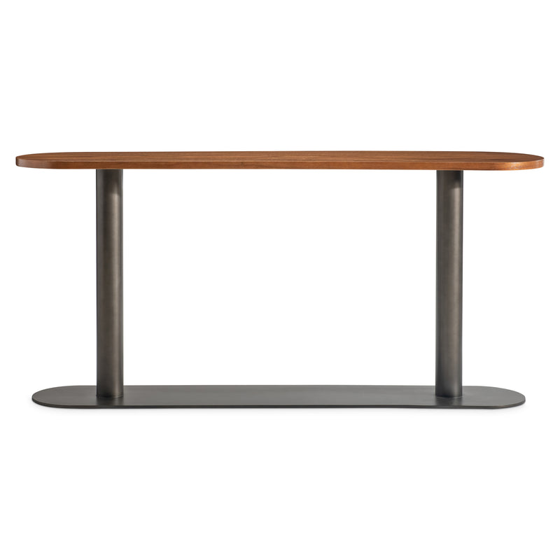 Bernhardt Brasea Pedestal Console Table