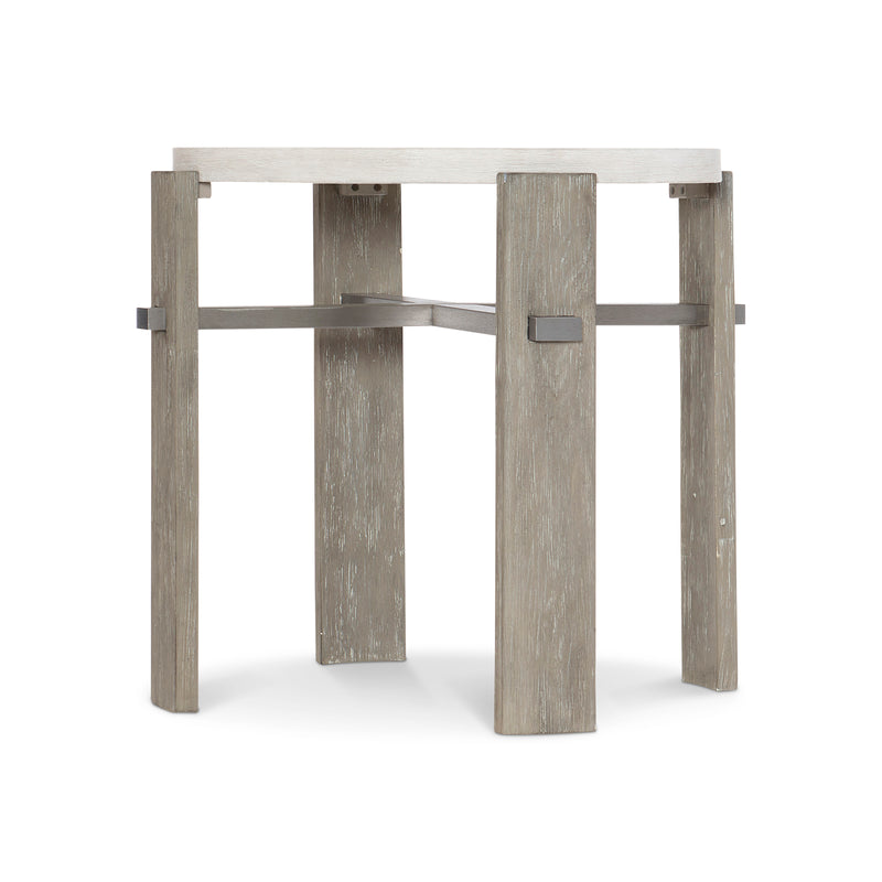 Bernhardt Foundations Round Side Table with Four Legs